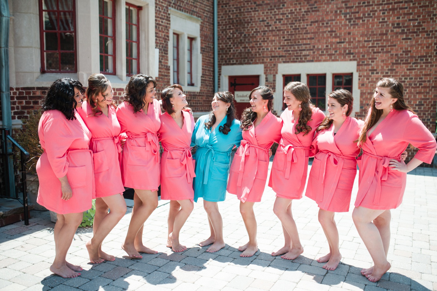 Pink Bridesmaid Robes photo