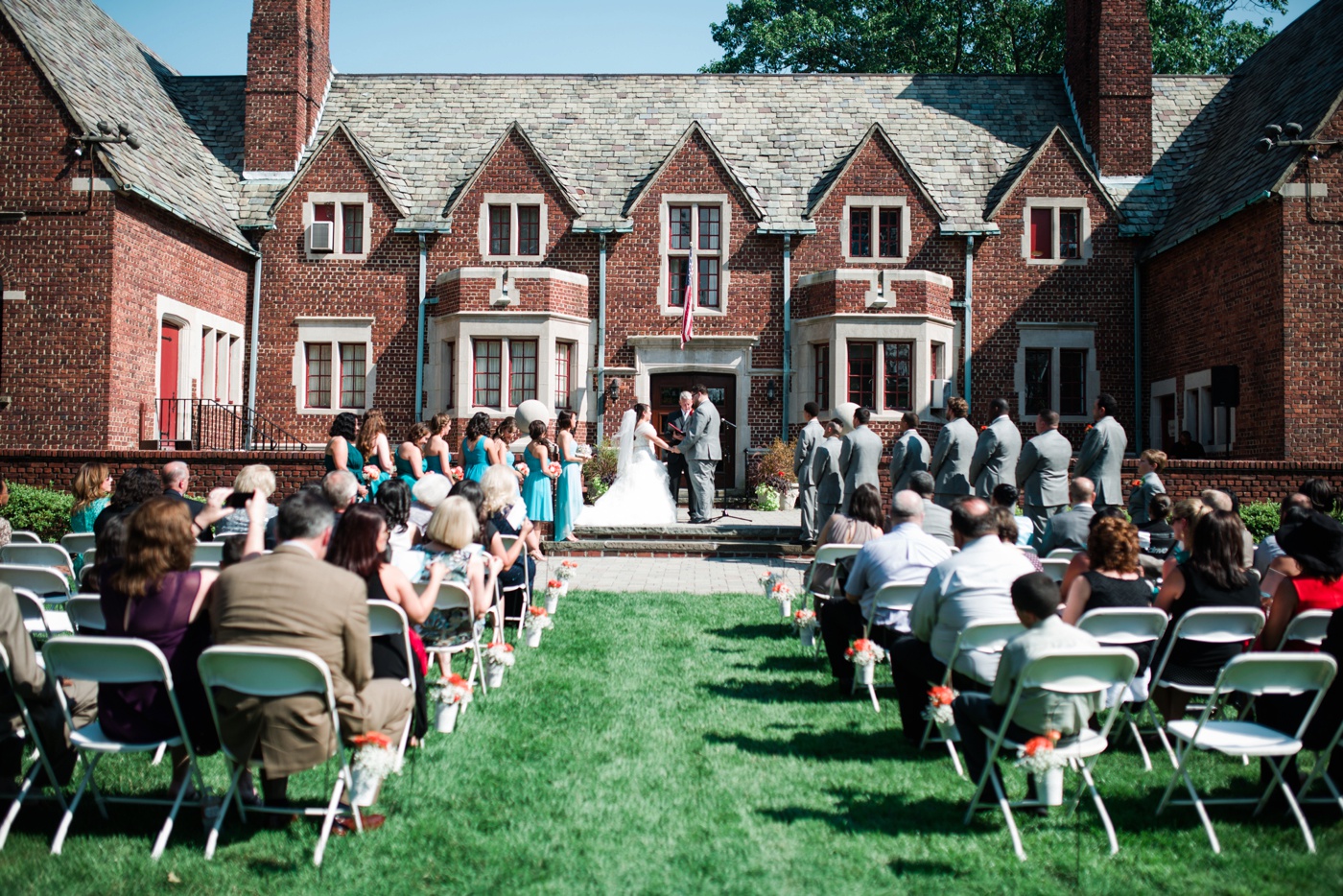 Moorestown Community House Wedding Ceremony photo