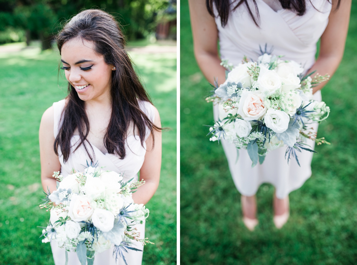 Blush Pink Bridesmaid Dresses photo