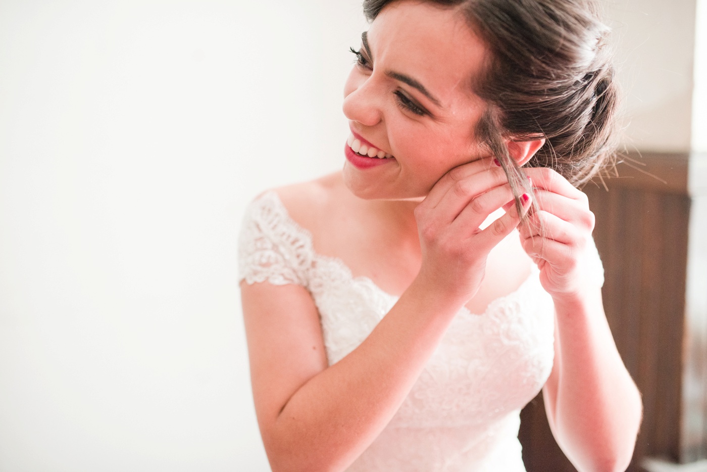 Mori Lee 1960 Wedding Dress Cathedral Veil - Alison Dunn Photography photo