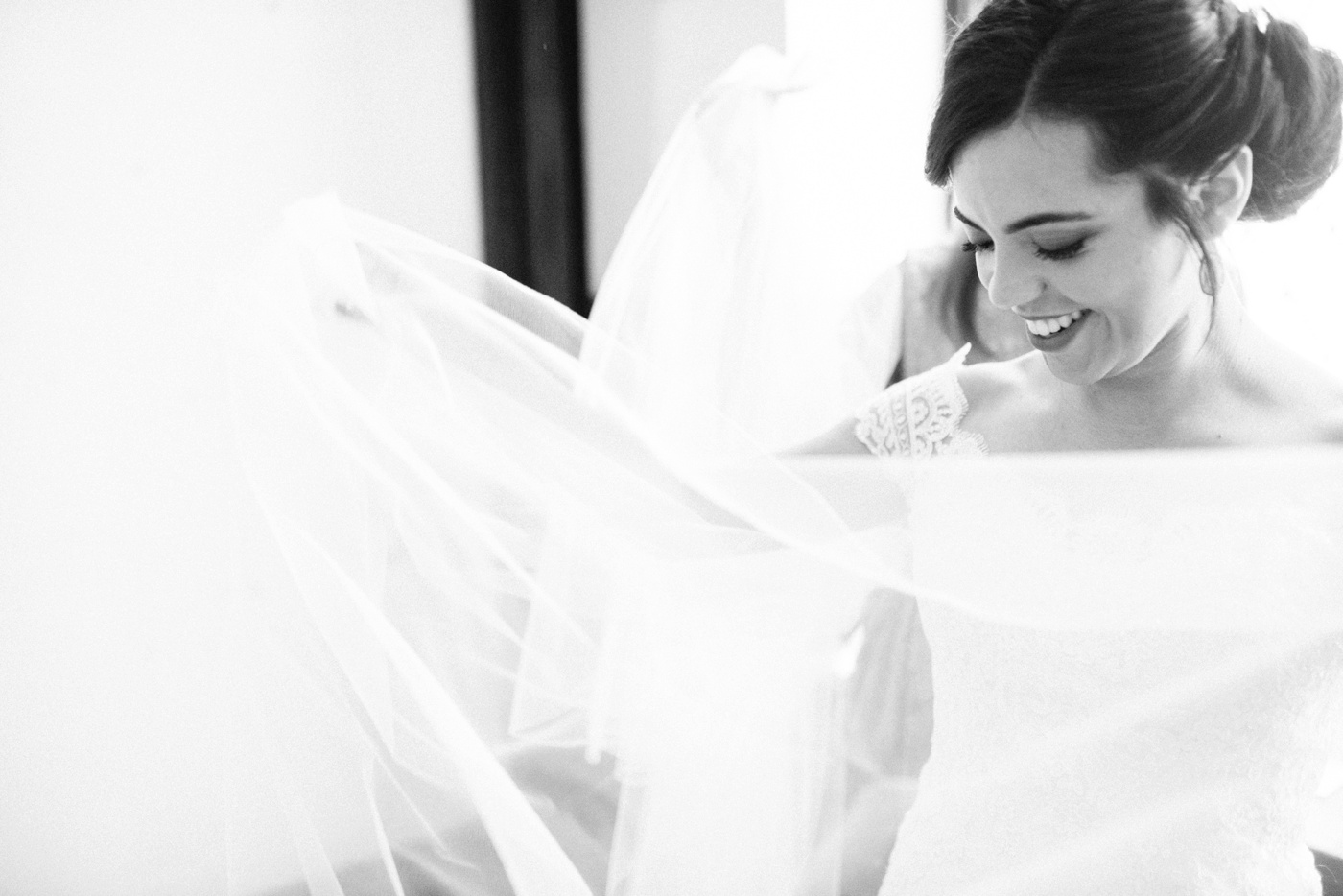 Mori Lee 1960 Wedding Dress Cathedral Veil - Alison Dunn Photography photo