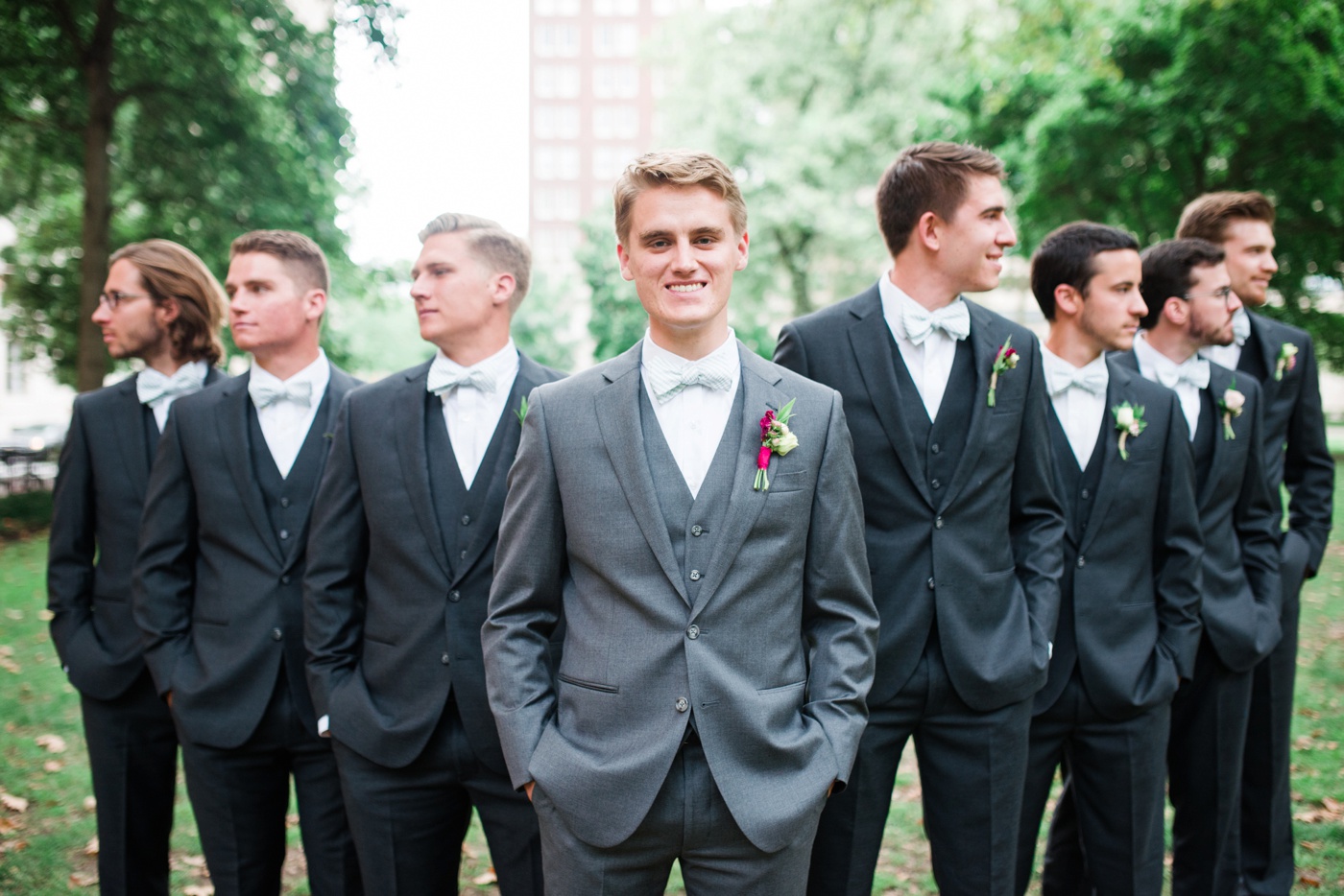 The Black Tux Groomsmen Suits photo