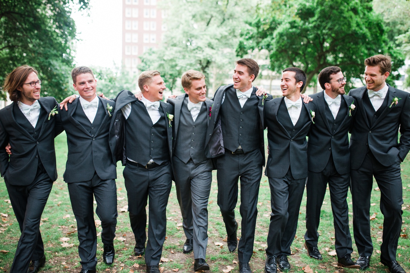 The Black Tux Groomsmen Suits photo