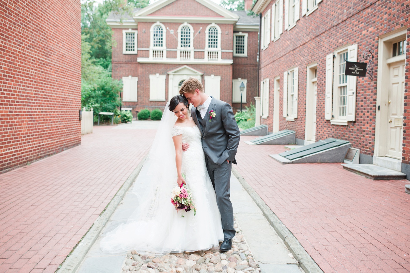 Carpenter's Hall - Philadelphia Pennsylvania Wedding - Mori Lee 1960 Dress - Alison Dunn Photography photo