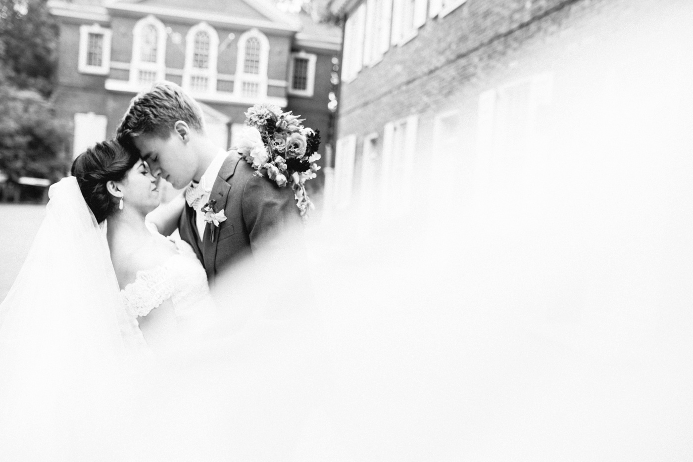 Carpenter's Hall - Philadelphia Pennsylvania Wedding - Mori Lee 1960 Dress - Alison Dunn Photography photo