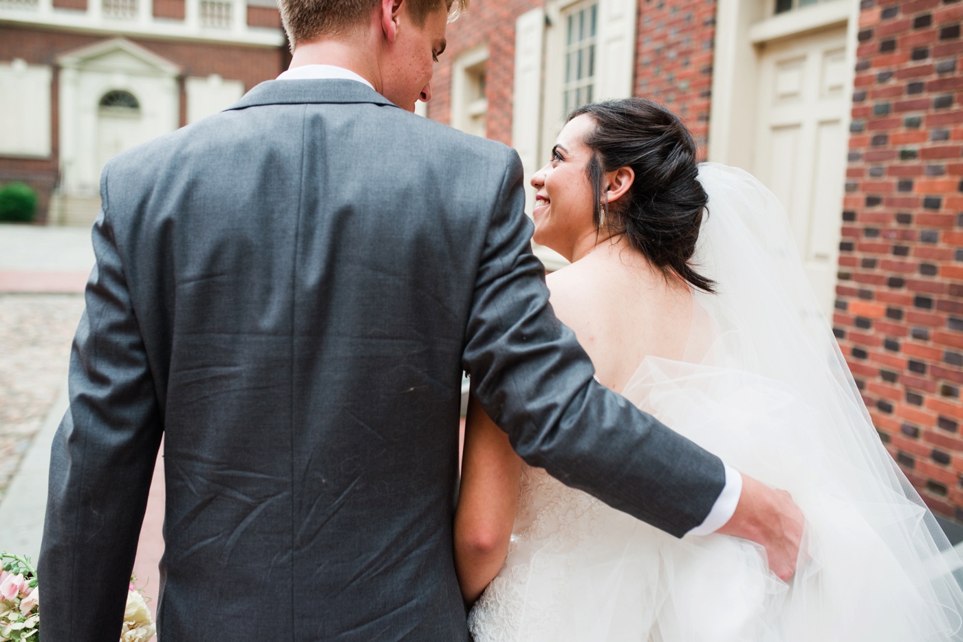 Carpenter's Hall - Philadelphia Pennsylvania Wedding - Mori Lee 1960 Dress - Alison Dunn Photography photo