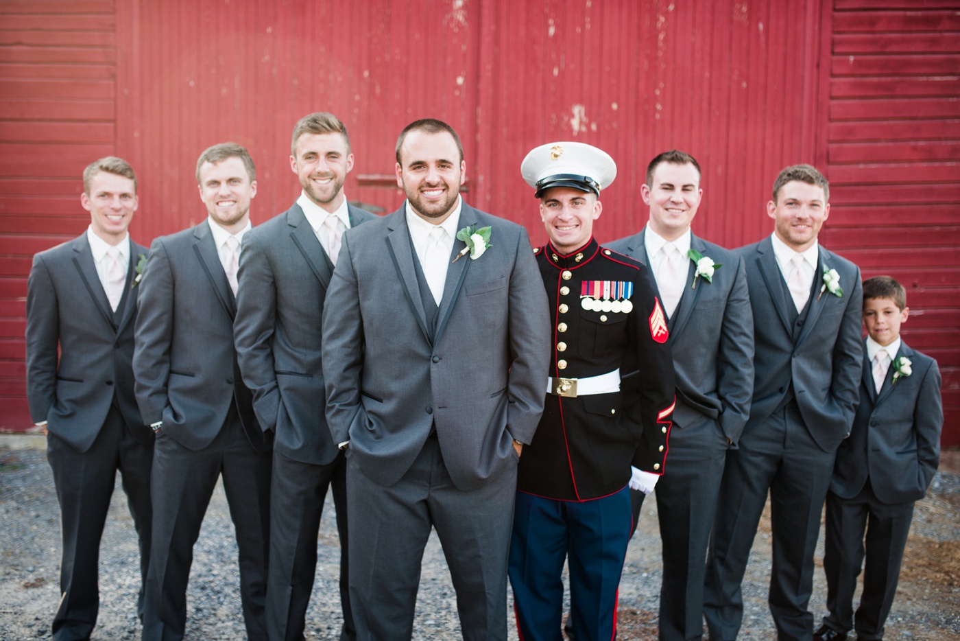 Black by Vera Wang Groomsmen Suits photo