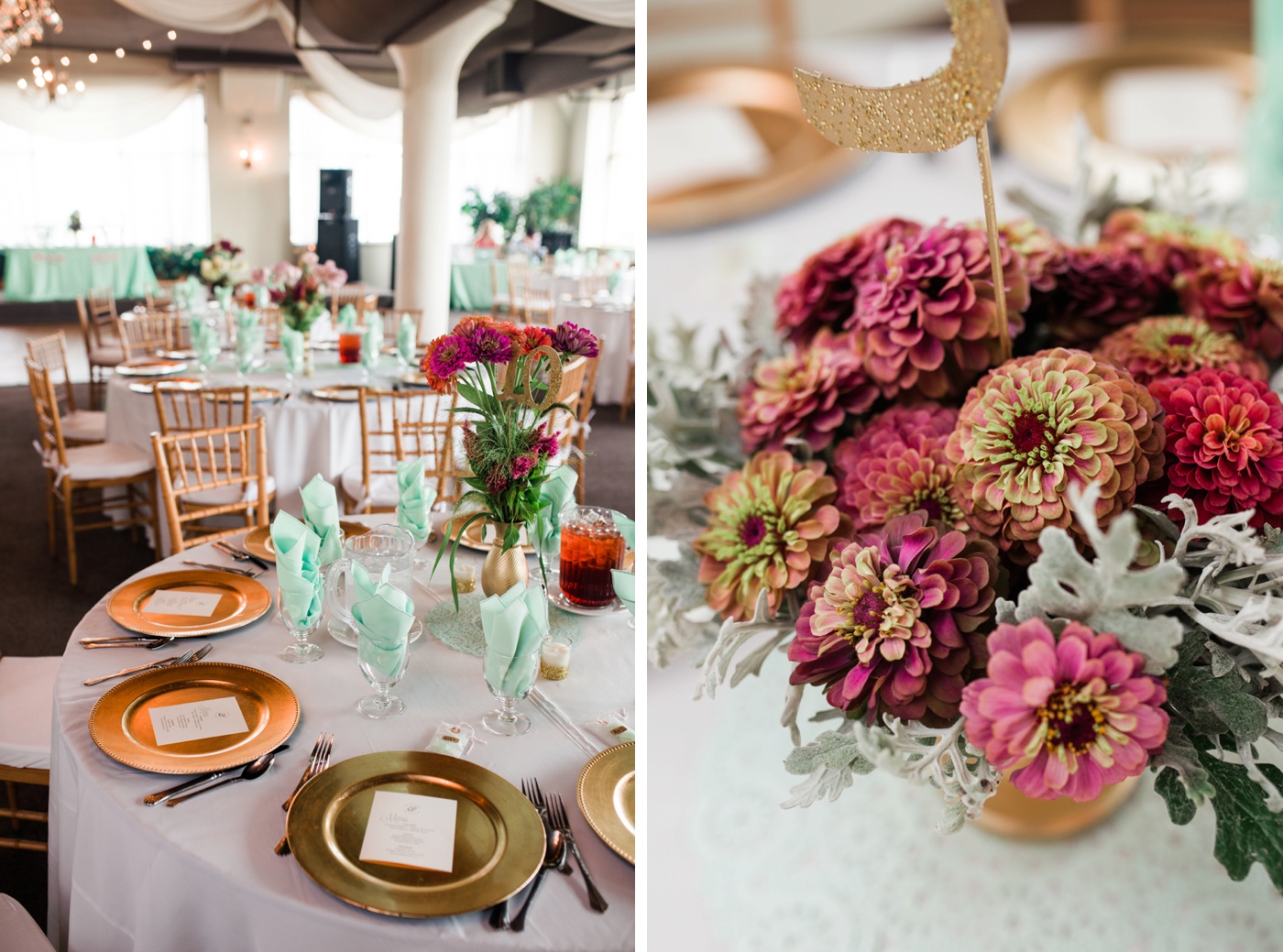 The View - People for People Philadelphia Ballroom Wedding Reception - Chicory Florals photo