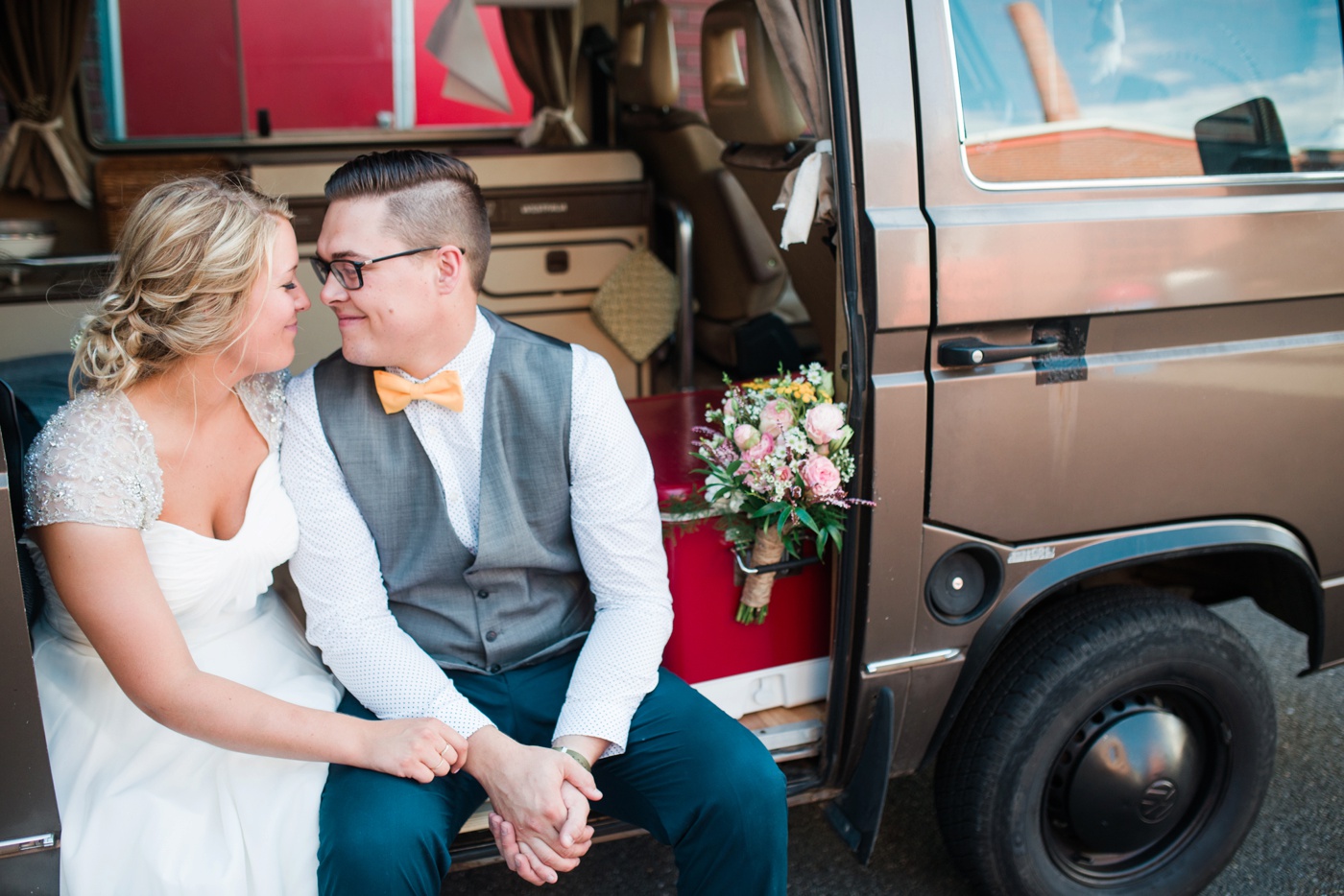 Kristen + John - Reading Pennsylvania Wedding Photographer - VW Westfalia Vanagon -Alison Dunn Photography photo 