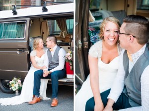 Kristen + John - Reading Pennsylvania Wedding Photographer - VW Westfalia Vanagon -Alison Dunn Photography photo