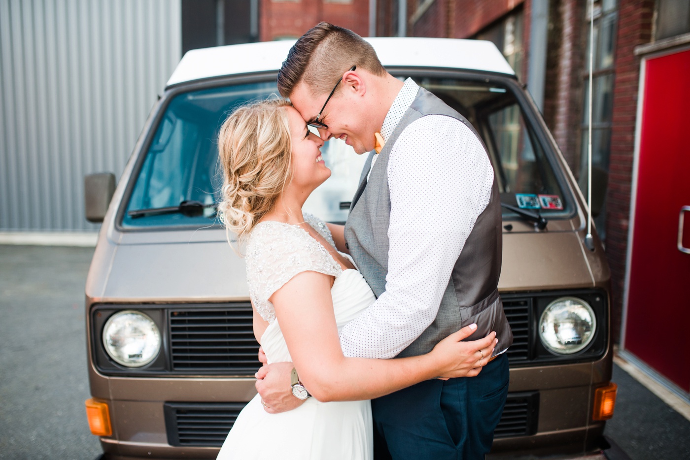 Kristen + John - Reading Pennsylvania Wedding Photographer - VW Westfalia Vanagon -Alison Dunn Photography photo 