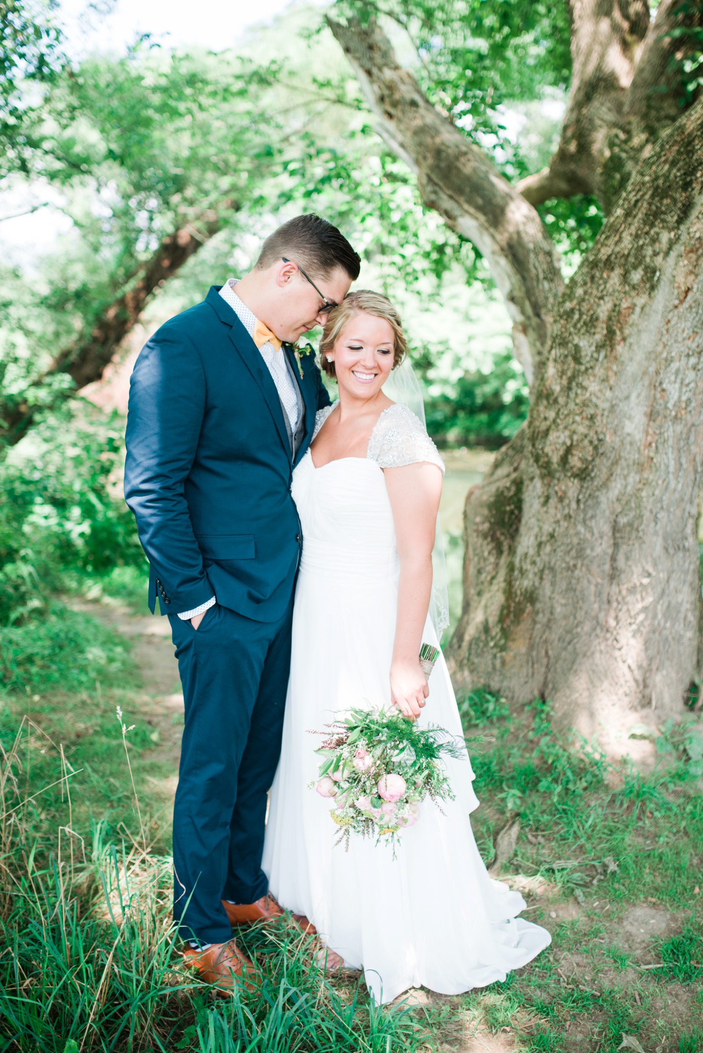 Kristen + John - Stroud Preserve First Look - Reading Pennsylvania Wedding Photographer - Alison Dunn Photography photo