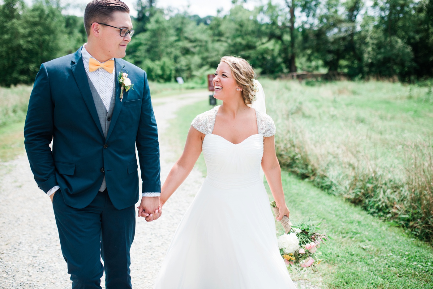 Kristen + John - Stroud Preserve First Look - Reading Pennsylvania Wedding Photographer - Alison Dunn Photography photo