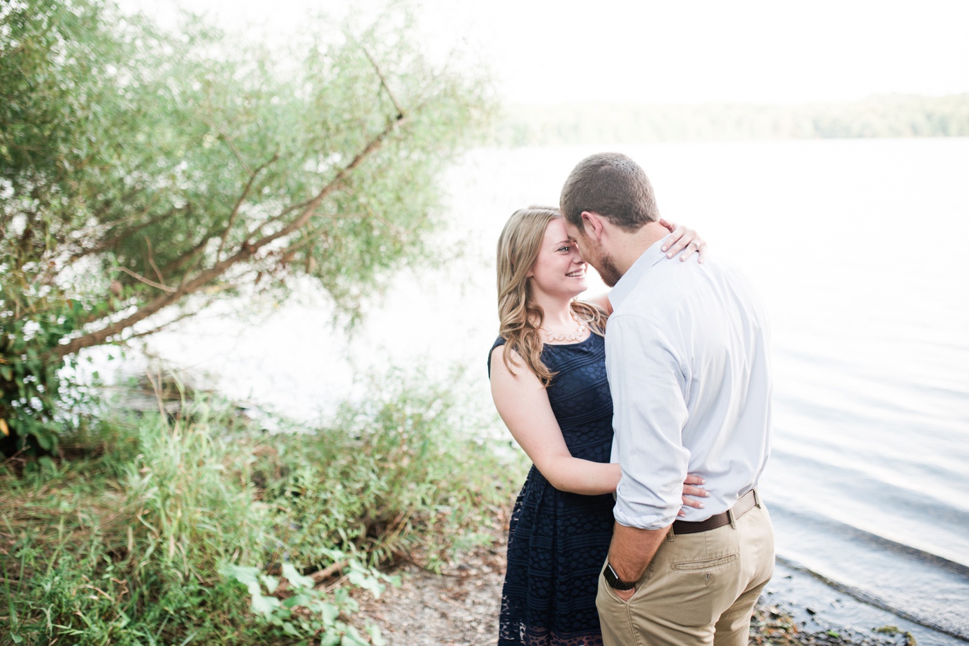 Liz + Vince - Lake Nockamixon - Quakertown Bucks County Engagement Session - Alison Dunn Photography photo