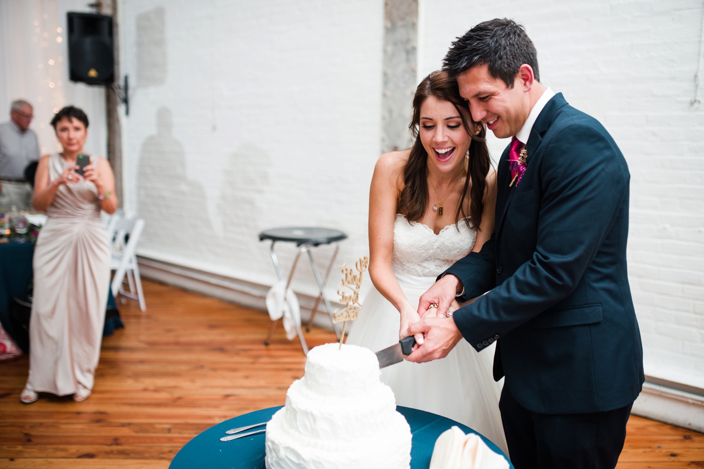Sarah + Chris - Power Plant Productions Wedding Reception - Philadelphia Wedding Photographer photo