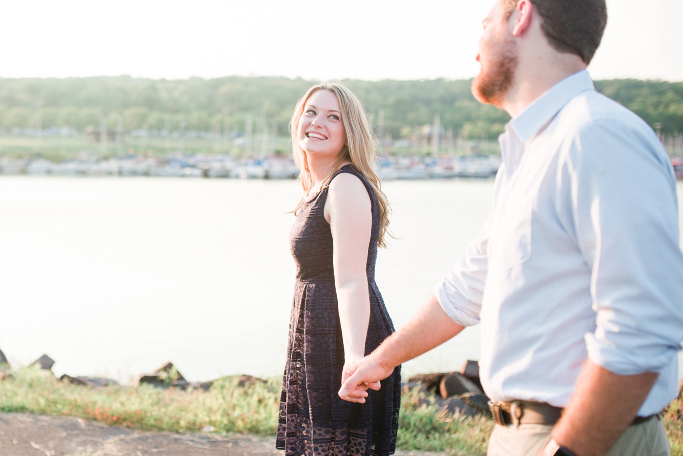 12 - Liz + Vince - Lake Nockamixon - Quakertown Bucks County Engagement Session - Alison Dunn Photography photo