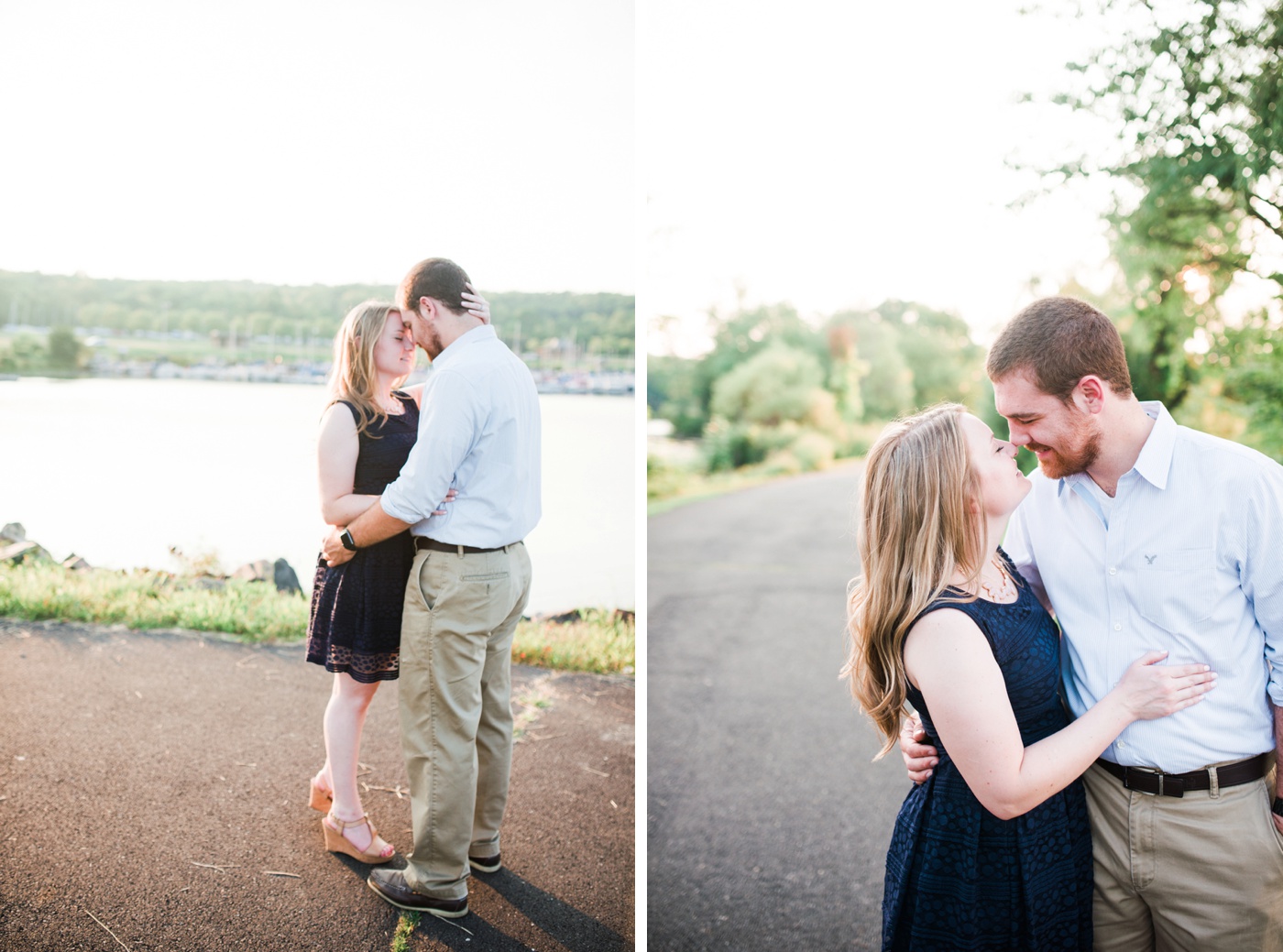 14 - Liz + Vince - Lake Nockamixon - Quakertown Bucks County Engagement Session - Alison Dunn Photography photo