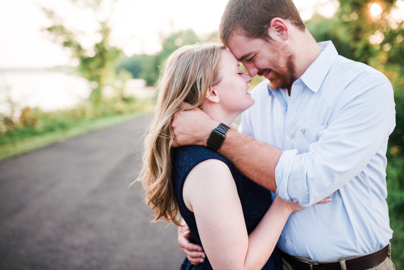 Liz + Vince - Lake Nockamixon - Quakertown Bucks County Engagement Session - Alison Dunn Photography photo