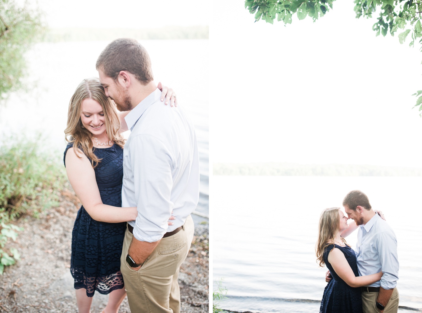 2 - Liz + Vince - Lake Nockamixon - Quakertown Bucks County Engagement Session - Alison Dunn Photography photo