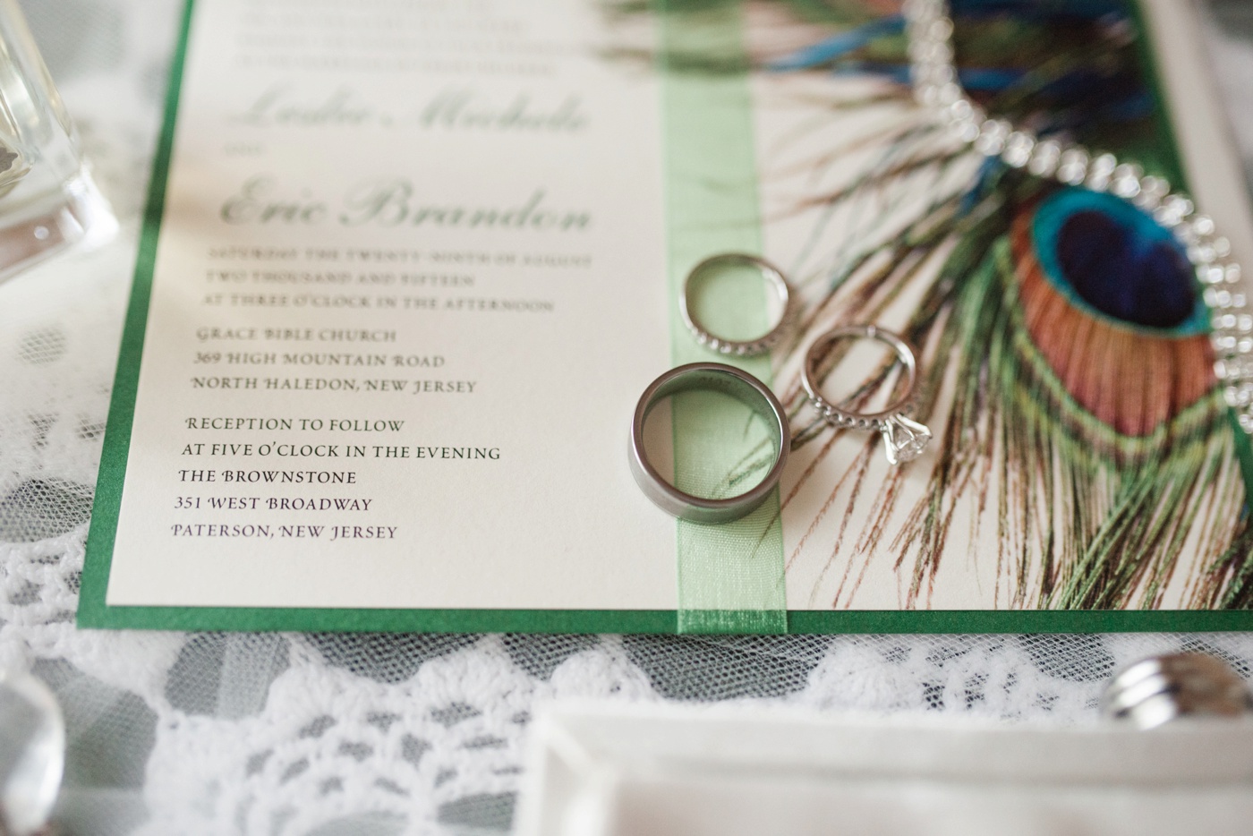 2 - Peacock Themed Wedding Invitations photo