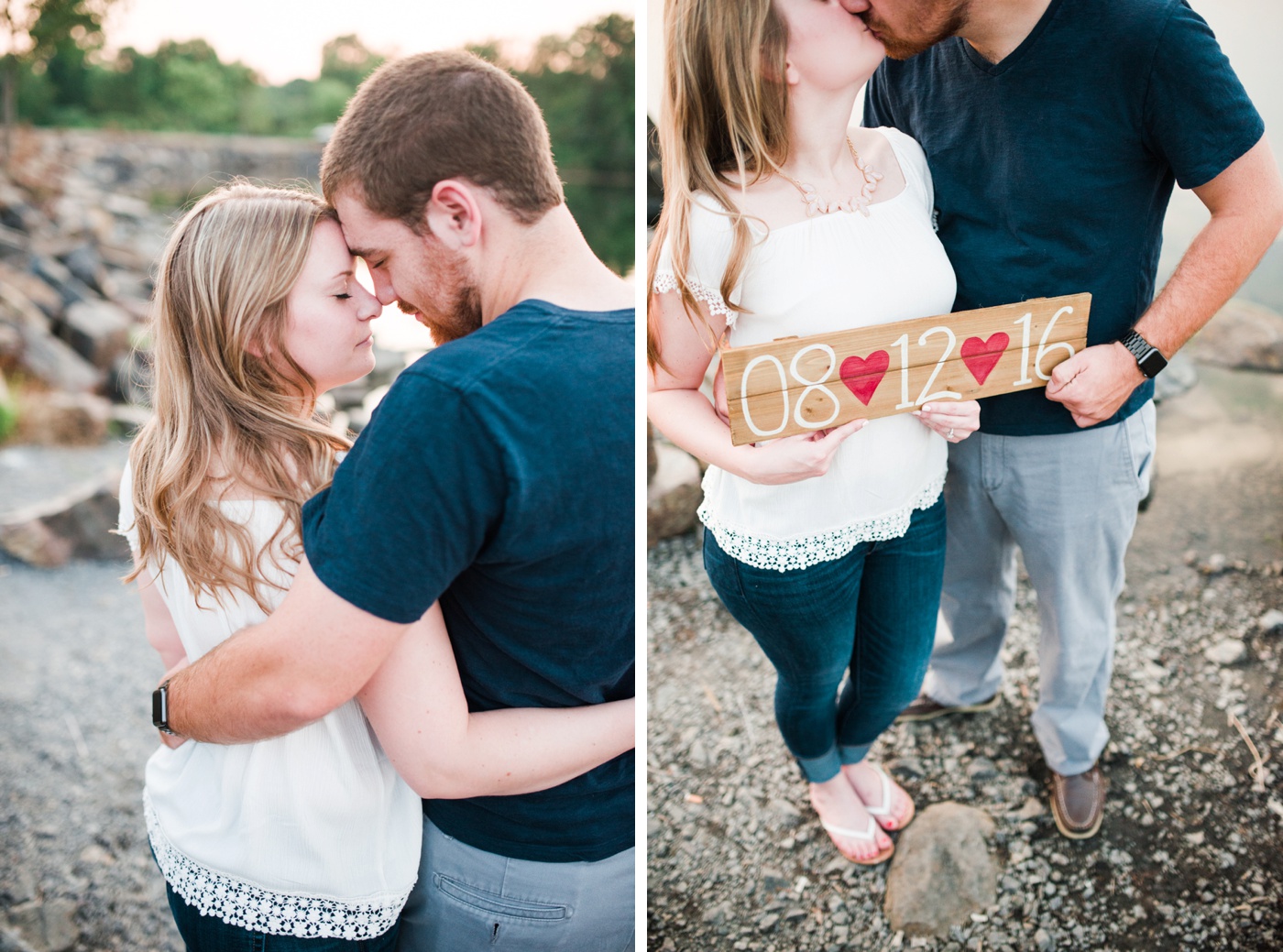 29 - Liz + Vince - Lake Nockamixon - Quakertown Bucks County Engagement Session - Alison Dunn Photography photo