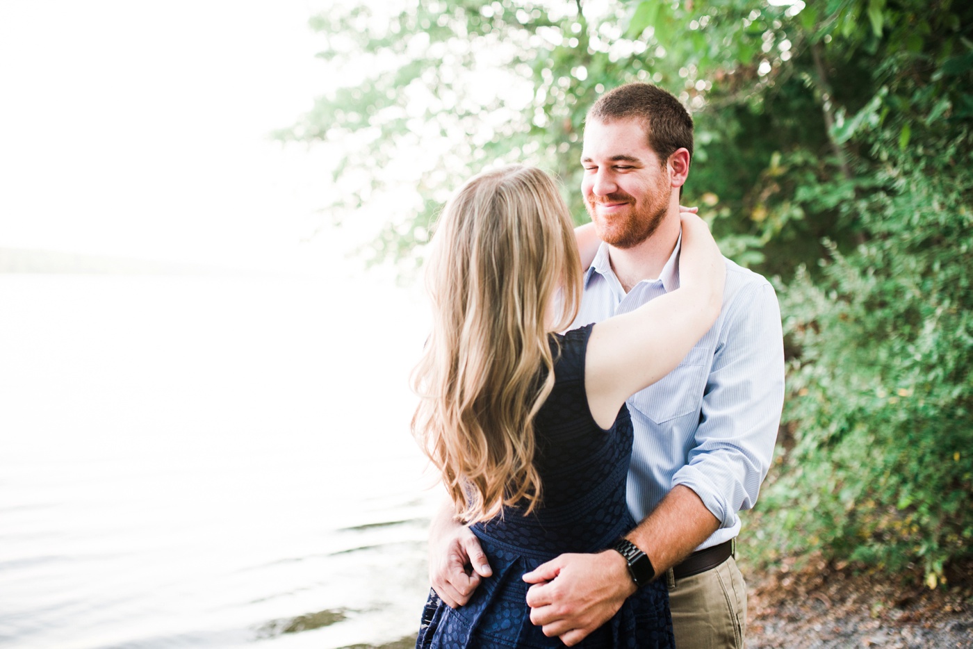 Liz + Vince - Lake Nockamixon - Quakertown Bucks County Engagement Session - Alison Dunn Photography photo