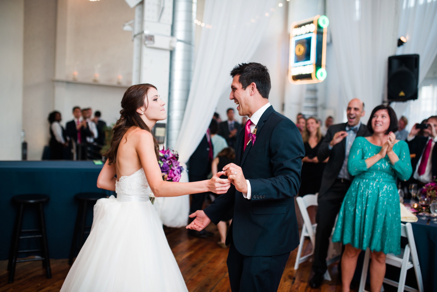 Sarah + Chris - Power Plant Productions Wedding Reception - Philadelphia Wedding Photographer photo