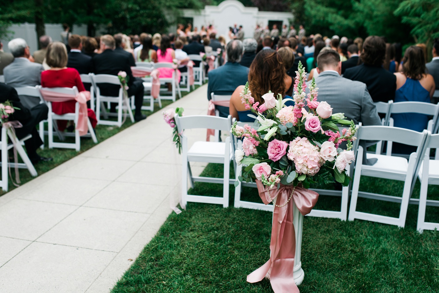 The Carriage House Wedding Ceremony photo