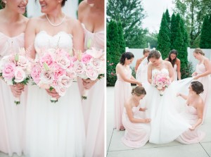 Blush Pink Bridesmaid Dresses - Bridal Garden photo
