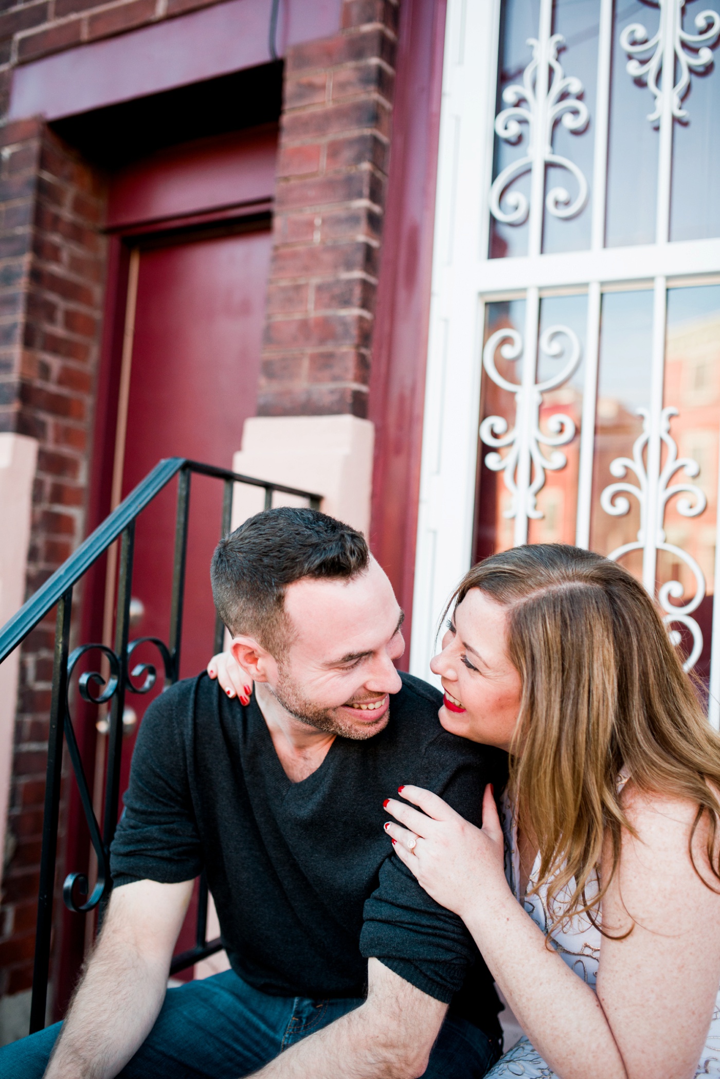 Rachael + Paul - Fishtown Philadelphia Engagement Session - Alison Dunn Photography photo