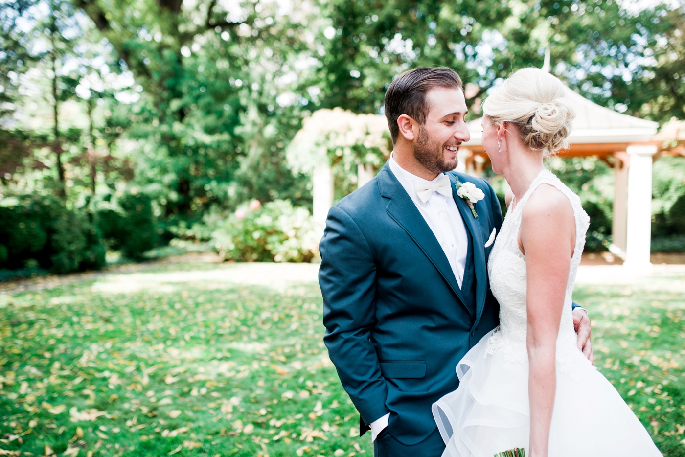 Historical Society of Haddonfield Wedding First Look photo