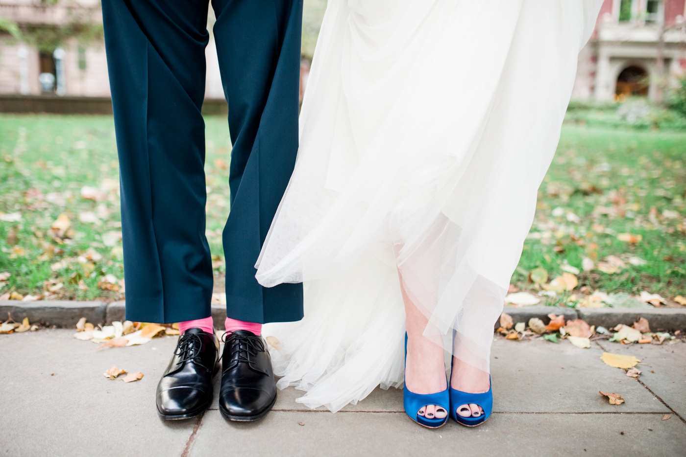 Washington Square Park Philadelphia Wedding First Look - Alison Dunn Photography photo