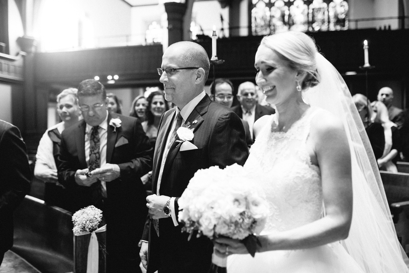 First Presbyterian Church of Haddonfield New Jersey Wedding Ceremony photo