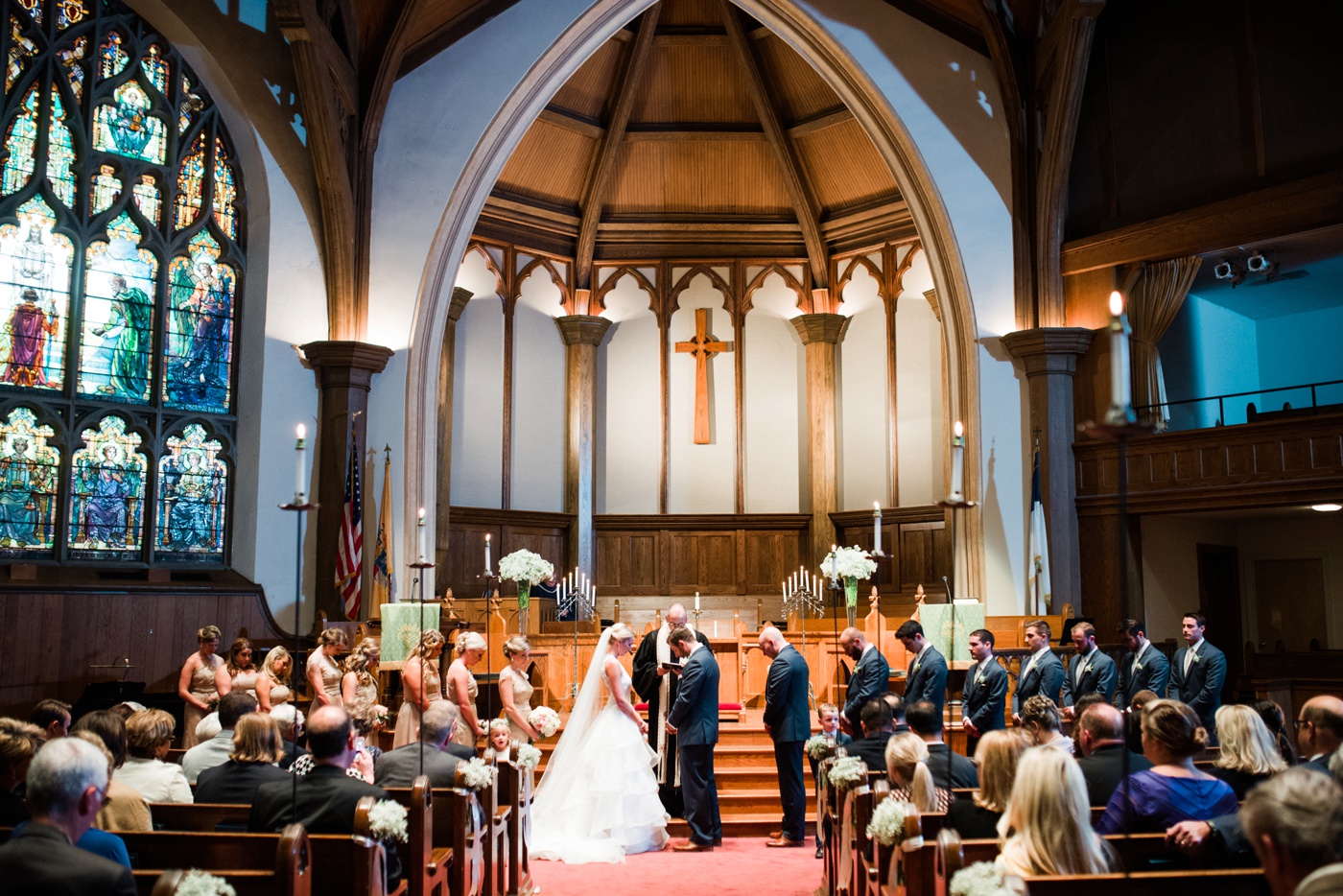 First Presbyterian Church of Haddonfield New Jersey Wedding Ceremony photo