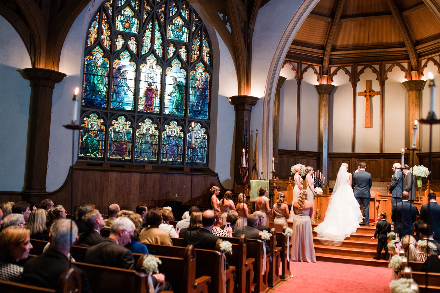 First Presbyterian Church of Haddonfield New Jersey Wedding Ceremony photo