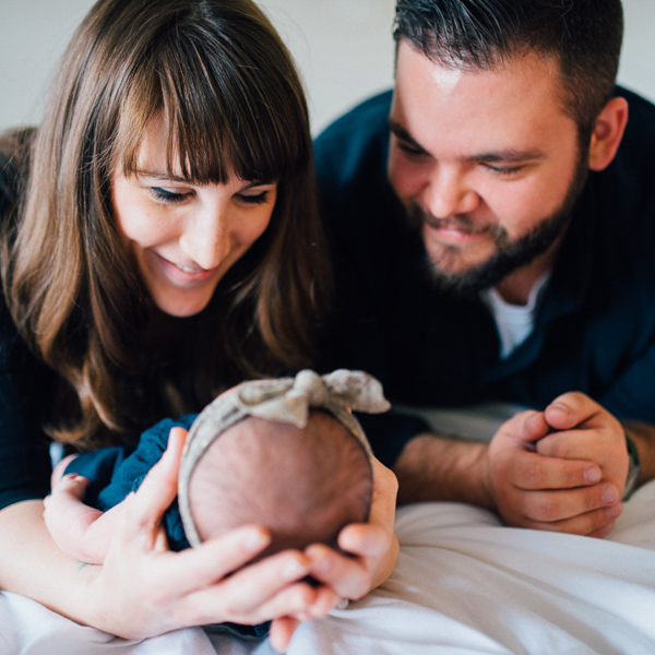 Blaise + Kaylin + Adelaide \\ Newborn Session