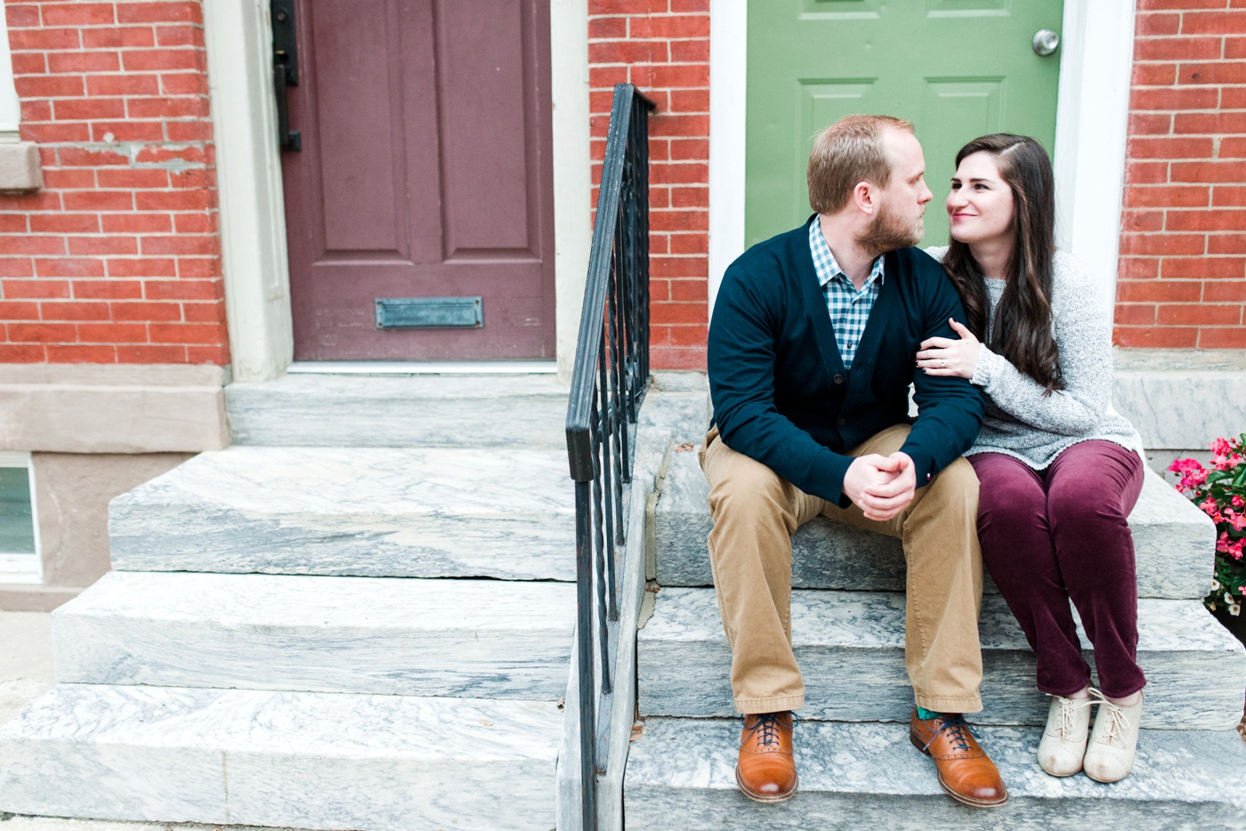 Amy + Jacob - Northern Liberties Engagement Session - Philadelphia Wedding Photographer - Alison Dunn Photography