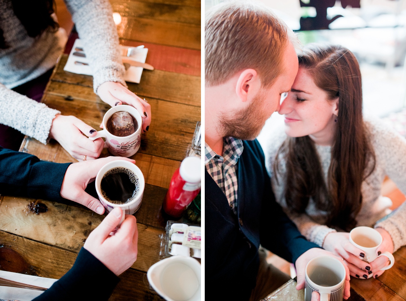 Amy + Jacob - Coffeehouse Too - Northern Liberties Engagement Session - Philadelphia Wedding Photographer - Alison Dunn Photography