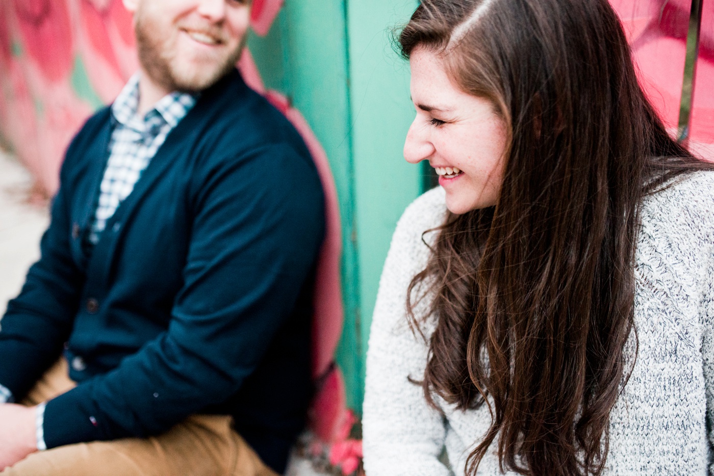 Amy + Jacob - Liberty Lands Park - Northern Liberties Engagement Session - Philadelphia Wedding Photographer - Alison Dunn Photography