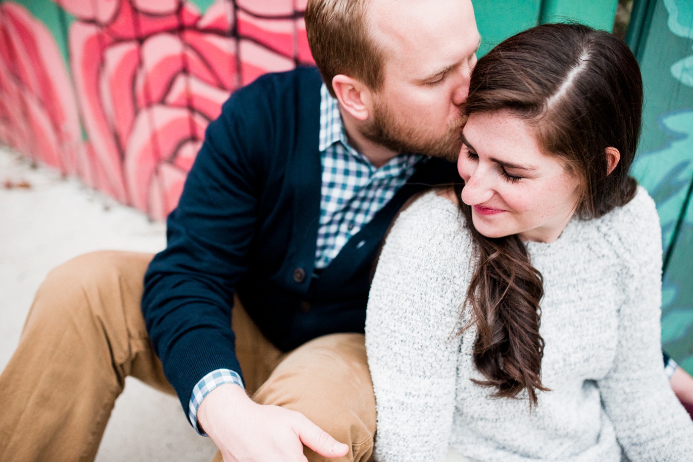 Amy + Jacob - Liberty Lands Park - Northern Liberties Engagement Session - Philadelphia Wedding Photographer - Alison Dunn Photography