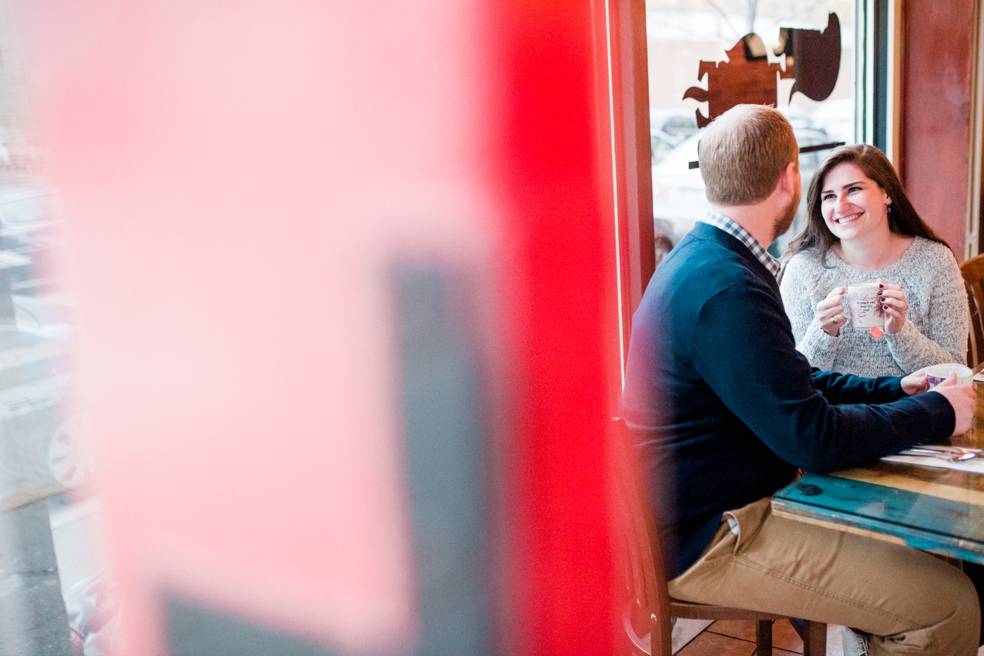 Amy + Jacob - Coffeehouse Too - Northern Liberties Engagement Session - Philadelphia Wedding Photographer - Alison Dunn Photography