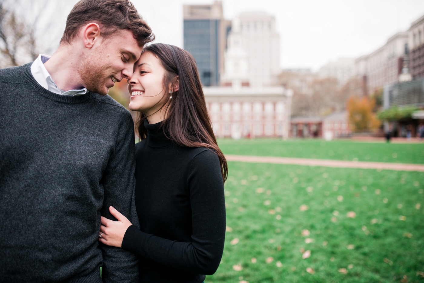 Matt + Liz - Old City Engagement Session - Philadelpha Wedding Photographer - Alison Dunn Photography photo