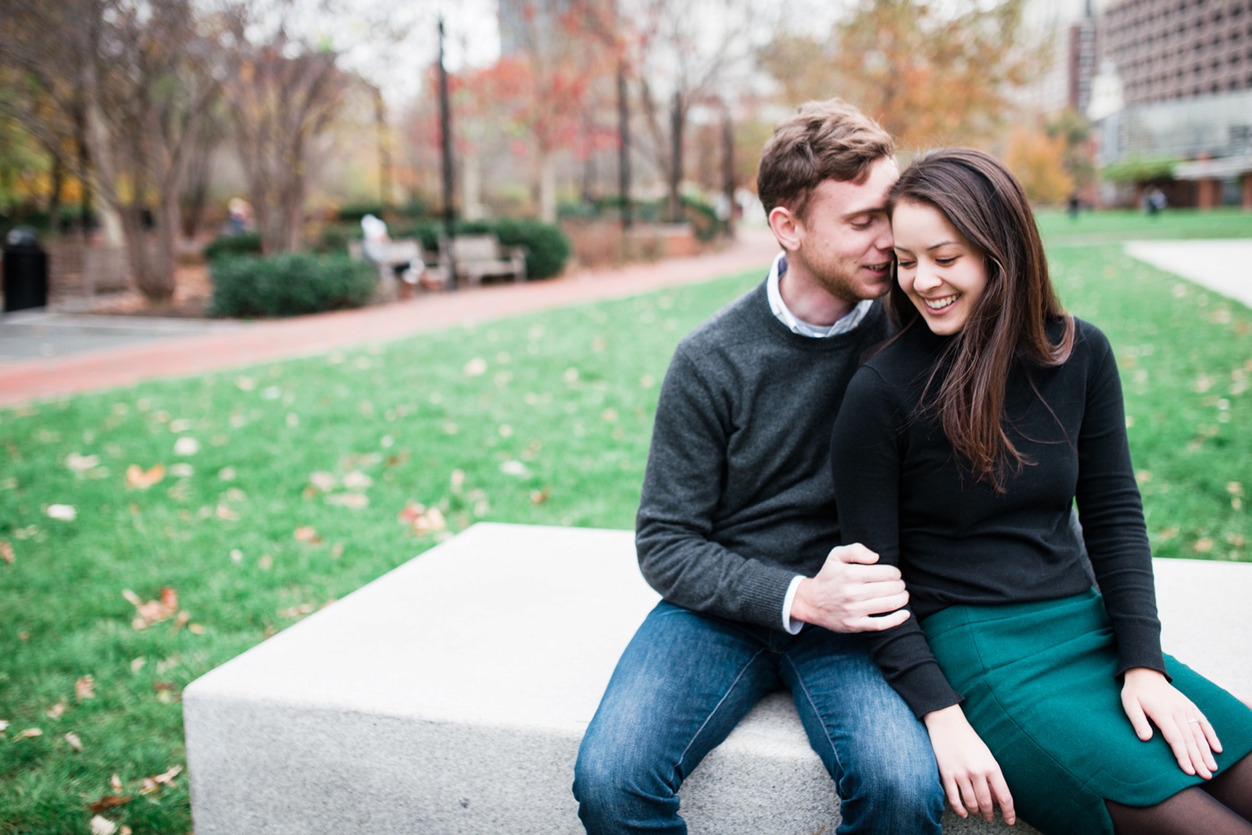 Matt + Liz - Old City Engagement Session - Philadelpha Wedding Photographer - Alison Dunn Photography photo