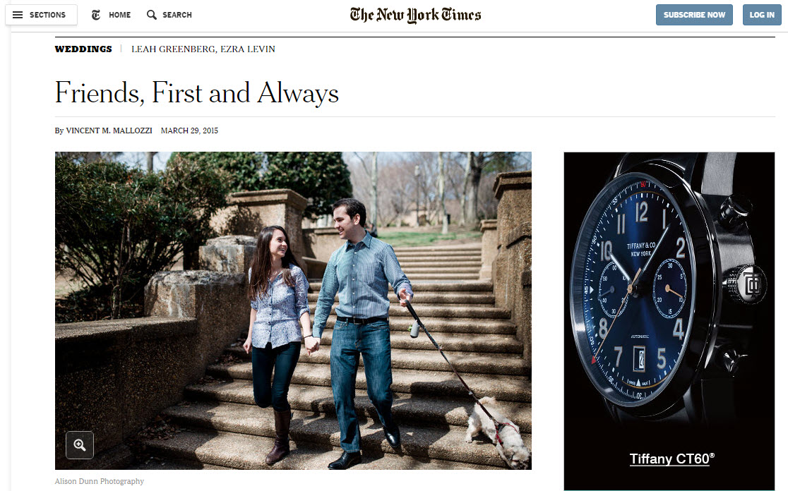 New York Times Weddings - Alison Dunn Photography photo