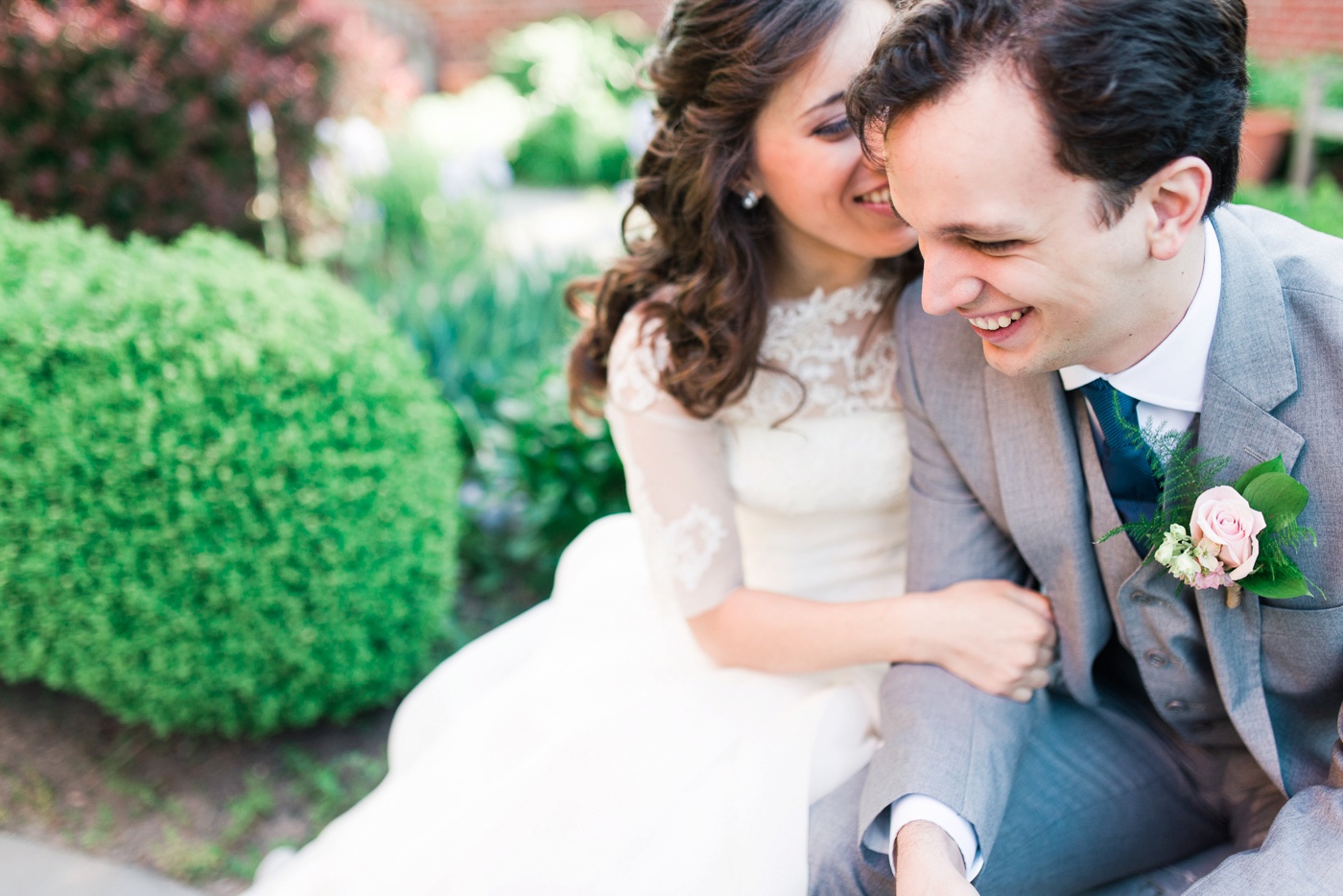 17 - Bride + Groom Portraits - Philadelphia Wedding Photographer - Alison Dunn Photography photo