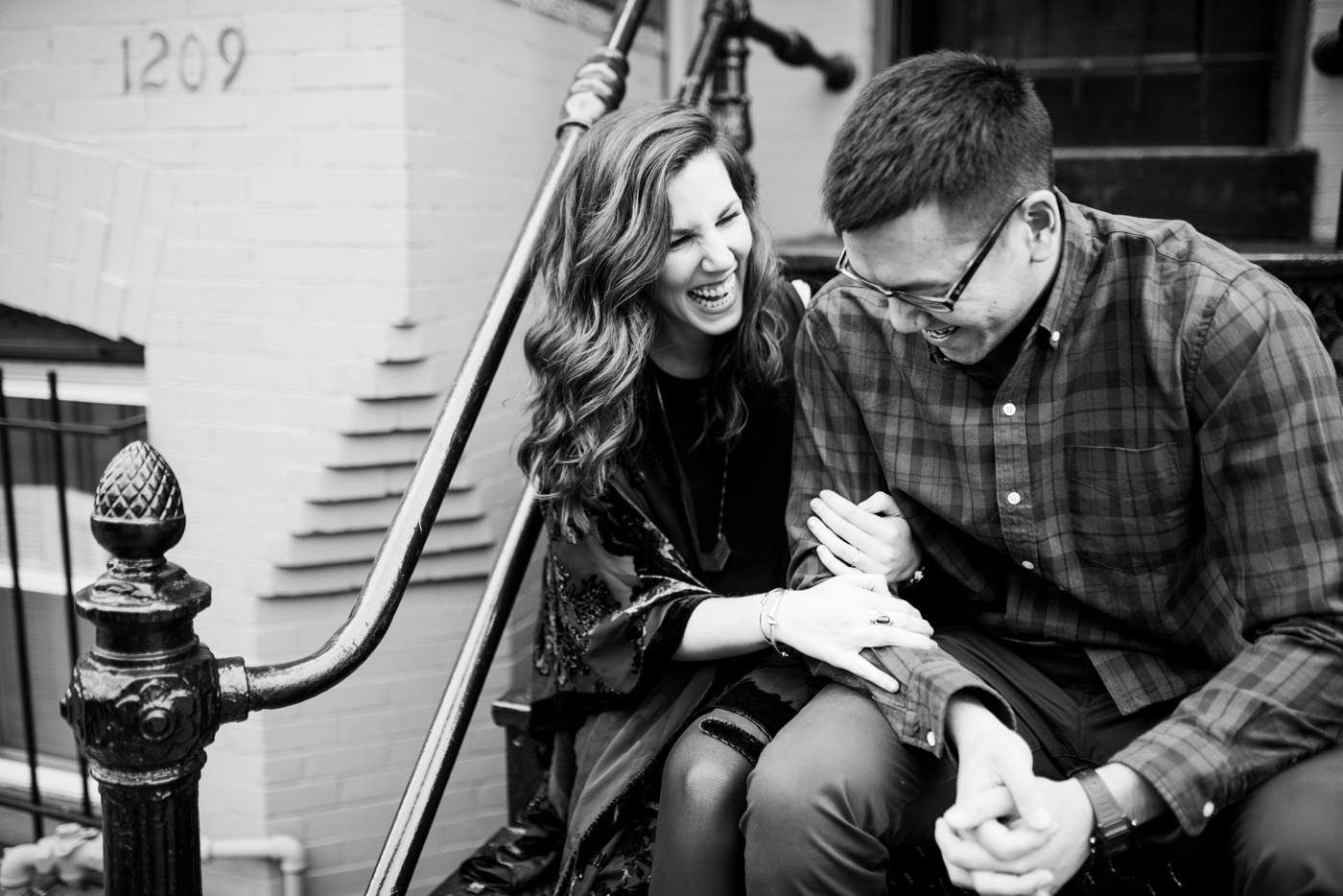 2 - Aly + Justin - Union Market - Washington DC Engagement Session - Aison Dunn Photography photo