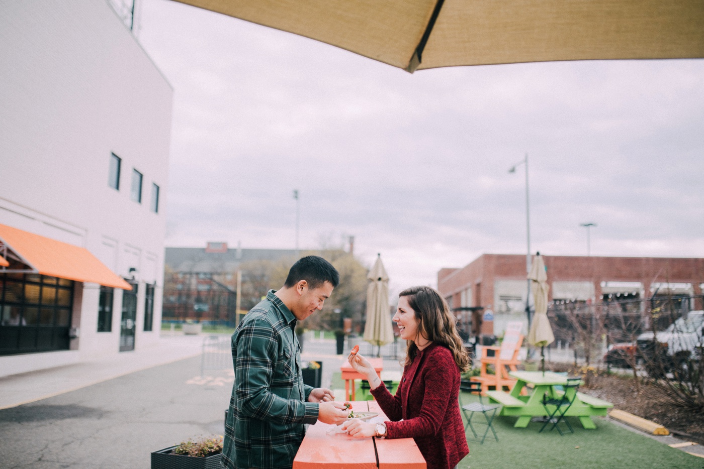 Aly + Justin - Union Market - Washington DC Engagement Session - Aison Dunn Photography photo