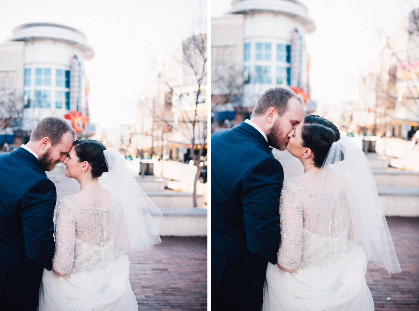 Amy + Jacob - Downtown Silver Spring Wedding Portraits - Maryland Wedding Photographer - Alison Dunn Photography photo