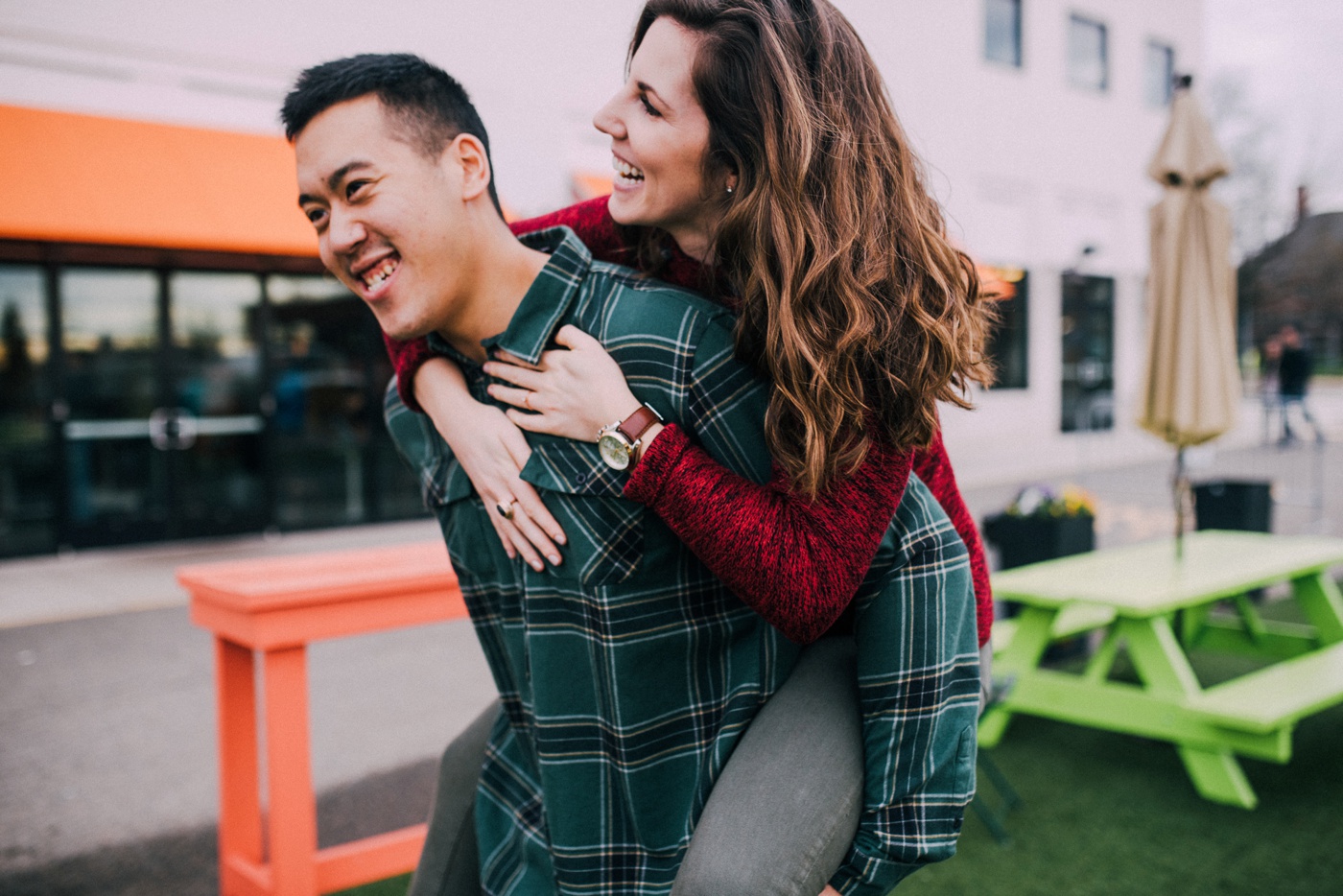 Aly + Justin - Union Market - Washington DC Engagement Session - Aison Dunn Photography photo