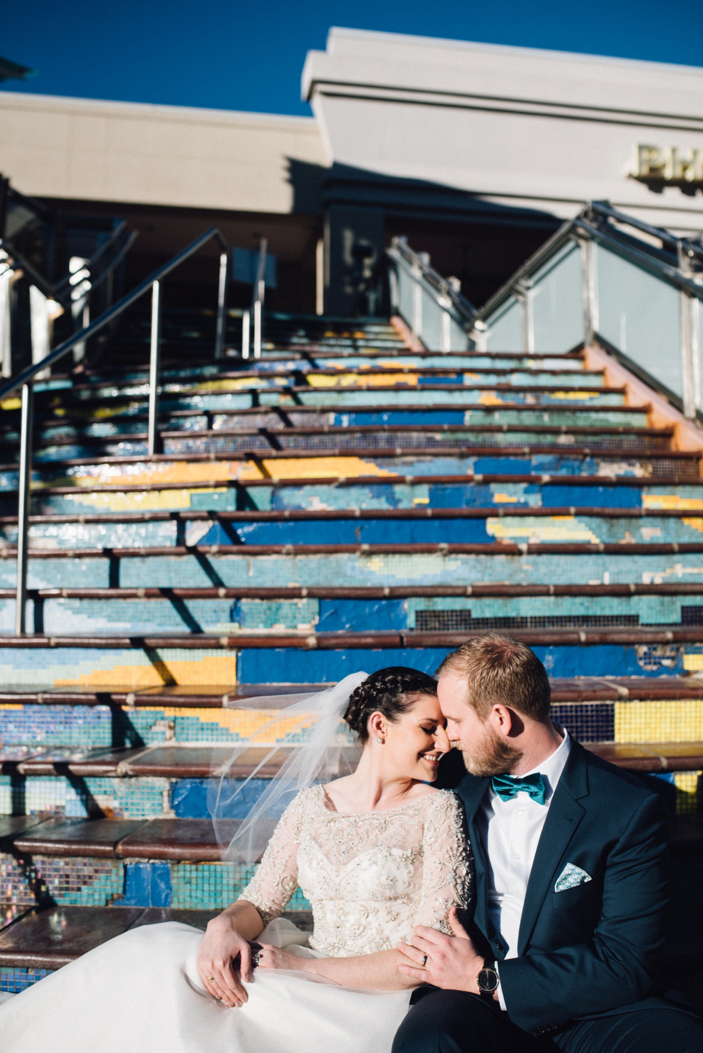 Amy + Jacob - Downtown Silver Spring Wedding Portraits - Maryland Wedding Photographer - Alison Dunn Photography photo